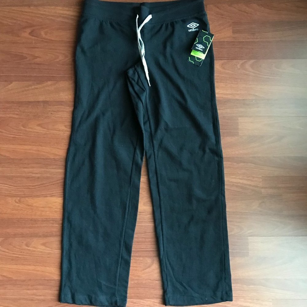 Umbro Comfort Control Black Workout Leisure Pants NEW 3/$18